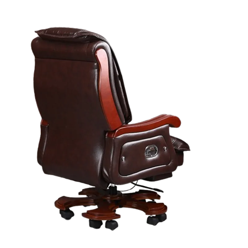 Office Furniture First - Кожаное офисное кресло-реклайнер из натуральной кожи