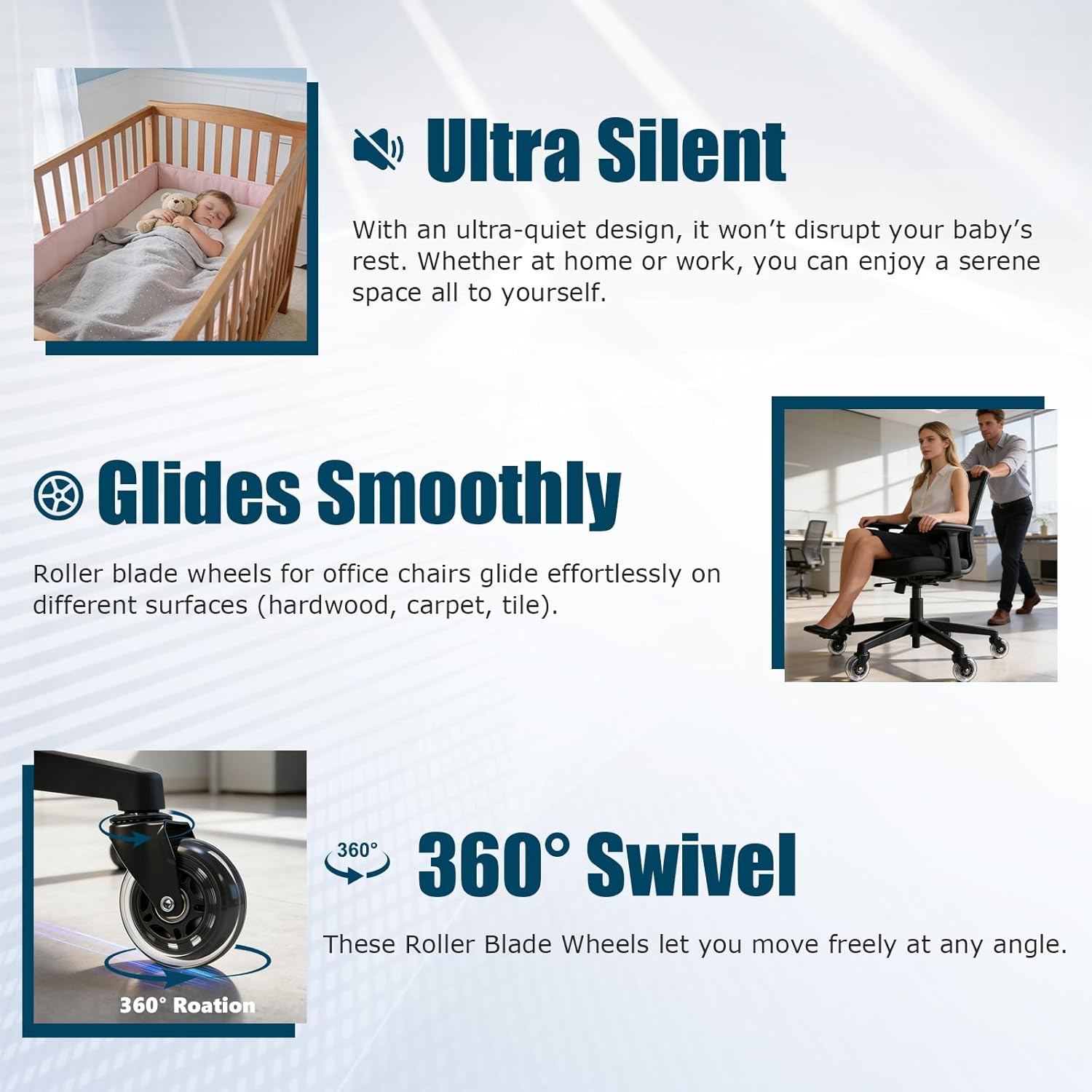 Комплект из 5 колесиков для оф – обзор и цена Office Furniture Group