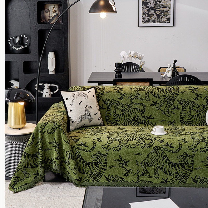 Зеленый чехол из синели в стил – обзор и цена Office Furniture Group